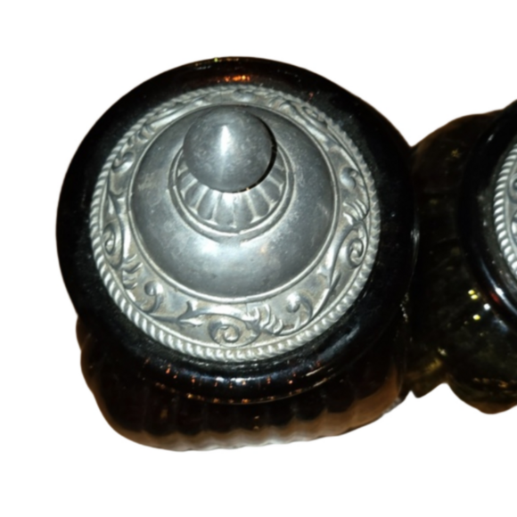 EUC Vintage 3 piece Glass jar set - Picture 9 of 11